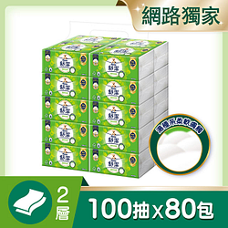 PChome精選衛生紙優惠-舒潔蓬柔舒膚抽取衛生紙(100抽x20包x4串/箱)