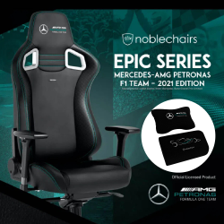 PChome精選辦公椅優惠-noblechairsEPICPU系列電競椅-AMGPetronas車隊聯名款2021年式