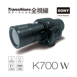 PChome精選記錄器優惠-全視線K700W聯詠96658SONY感光元件1080P高畫質防水型機車行車記錄器