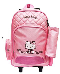 全家行動購-凱蒂貓拉桿書包+筆袋特價1499