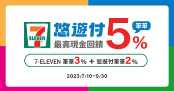 統一超商 X 悠遊付 筆筆最高回饋5%
