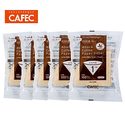 PChome精選咖啡茶優惠-日本三洋產業CAFECABACA麻纖維無漂白錐形濾紙1-2人份(5組)