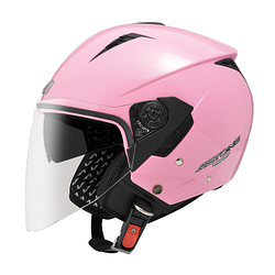 PChome精選安全帽優惠-【ASTONE】RST素色(淺粉色)3/4罩安全帽