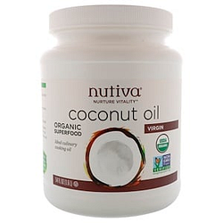 Nutiva有機初榨椰子油54液盎司(1.6升)