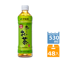PChome精選飲料優惠-《伊藤園》OiOcha綠茶530ml(24入x2箱)