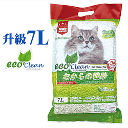 PChome精選寵物用品優惠-ECO艾可豆腐貓砂-綠茶(6入)