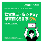 迷客夏消費滿額享LINE POINTS 5％點數回饋