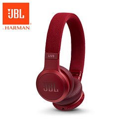 PChome精選藍牙耳機優惠-JBLLIVE400BT藍牙耳罩式GoogleAssistant智能耳機(紅色)