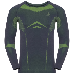 PChome精選機能服優惠-ODLO男保暖型運動Evolution圓領長袖內層衣印度墨/螢黃