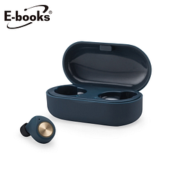 PChome精選藍牙耳機優惠-E-booksSS21真無線美型藍牙5.0耳機-藍