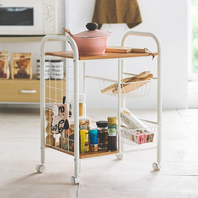 Home Feeling廚房推車/移動式/附籃