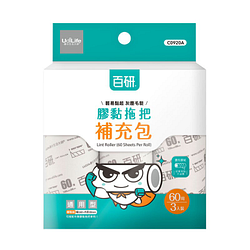 百研通用型膠黏補充包60周3入買一送一
