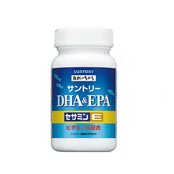 SUNTORY 三得利 DHA&EPA+芝麻明E 120錠/瓶