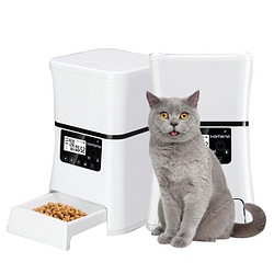 PChome精選寵物用品優惠-HomeRun霍曼智能寵物餵食器(雙模版)