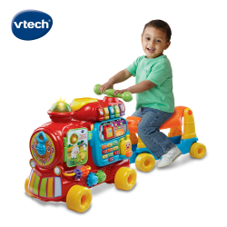 PChome精選玩具優惠-Vtech　4合1智慧積木學習車-紅色