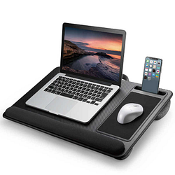 PChome精選辦公品優惠-ELECOM膝上型筆電辦公桌-黑
