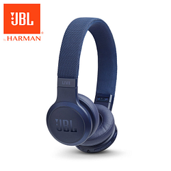 PChome精選藍牙耳機優惠-JBLLIVE400BT藍牙耳罩式GoogleAssistant智能耳機(藍色)