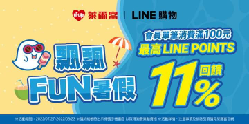 萊爾富 出示會員條碼 享1%回饋 每週加碼再贈10點