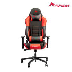 PChome精選辦公椅優惠-POWZANCR-GC6033D立體包覆賽車椅(黑紅)