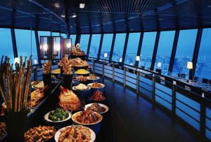 澳門自助餐-360°旋轉餐廳|澳門旅遊塔自助午餐.晚餐
