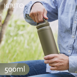 PChome精選杯瓶優惠-KINTO/DAYOFFTUMBLER保溫瓶500ml-灰綠