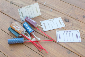 台南鹽水DIY手作體驗-鹽水蜂炮牛軋糖DIY8入組