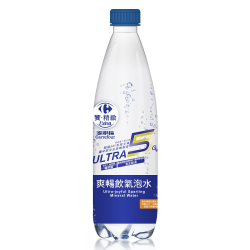 家樂福ULTRA爽暢飲氣泡水買一送一
