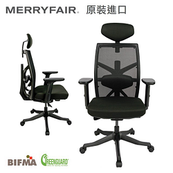 PChome精選電腦椅優惠-【Merryfair】Tune全功能人體工學網椅（附頭枕）