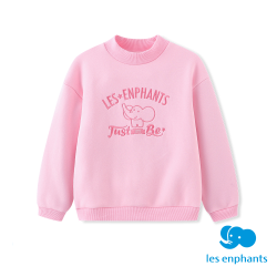 PChome精選婦幼優惠-麗嬰房EASY輕鬆系列小童小象logo長袖上衣-粉色(86cm~130cm)