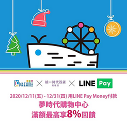 夢時代購物中心/統一時代百貨高雄店，購物滿額最高享8%回饋