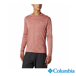 PChome精選Columbia優惠-Columbia哥倫比亞男款-涼感防曬30快排長袖排汗衫-紅色UAM60830RD