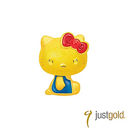 鎮金店Just Gold 經典復刻版Kitty黃金單耳耳環