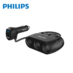 PChome精選車用電子優惠-【Philips飛利浦】一轉三點煙器車充DLP2019