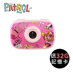 PChome精選數位相機/類單優惠-【正版授權】汪汪隊立大功童趣數位相機(送32GB記憶卡)-粉色