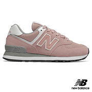 【New Balance】 574 復古鞋 WL574UNC 女性 灰粉紅