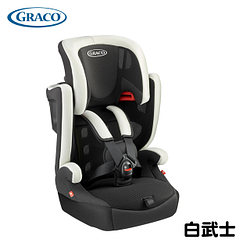 PChome精選親子外出優惠-【Graco】嬰幼兒成長型輔助汽車安全座椅AirPop-白武士