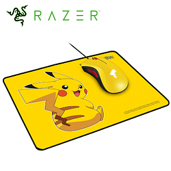 PChome精選滑　　鼠優惠-Razer皮卡丘限定款滑鼠+滑鼠墊套裝