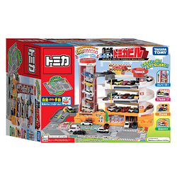 玩具反斗城Toys&quot;R&quot;Us-Tomica自動停車塔-百萬銷售紀念版買加送2台小車