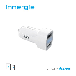PChome精選充電／電池優惠-Innergie24瓦雙USB快速車充PowerJoyGoPro24